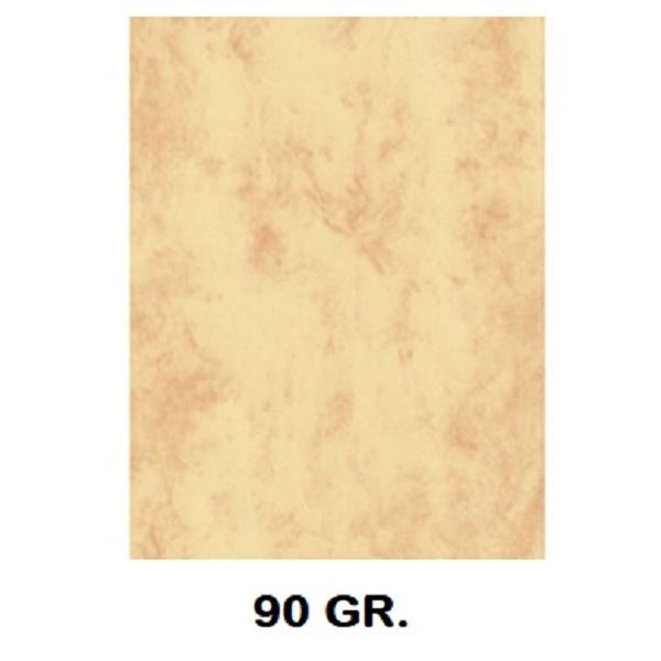 PAPEL DINA4 90GR 100HOJAS COLOR MARMOLEADO BEIG REF. 4692229