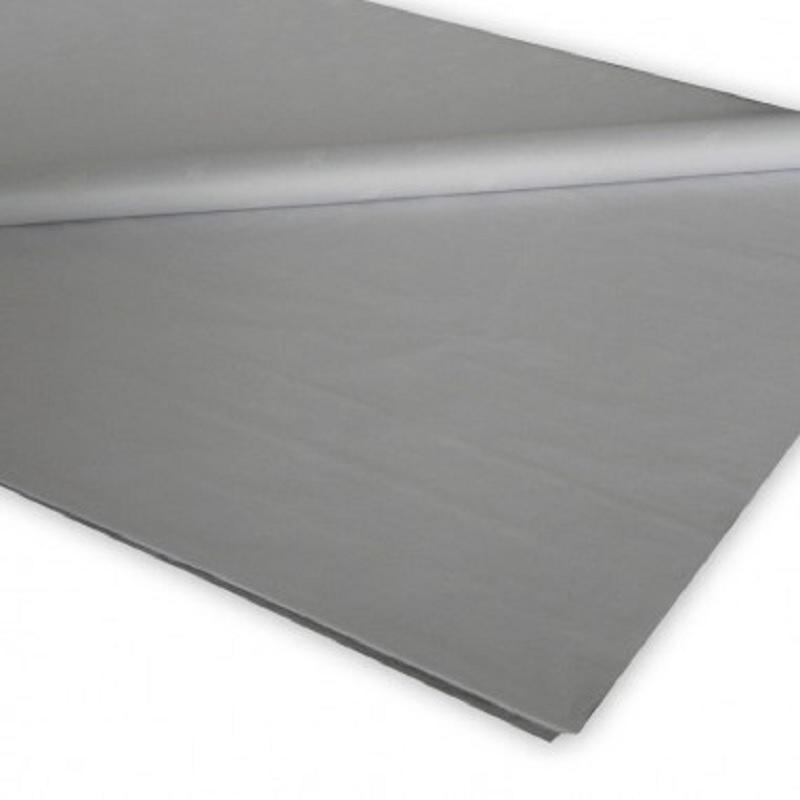 PAPEL SEDA 25 HOJAS CON AUTOCIERRE 51X76CM PLATA
