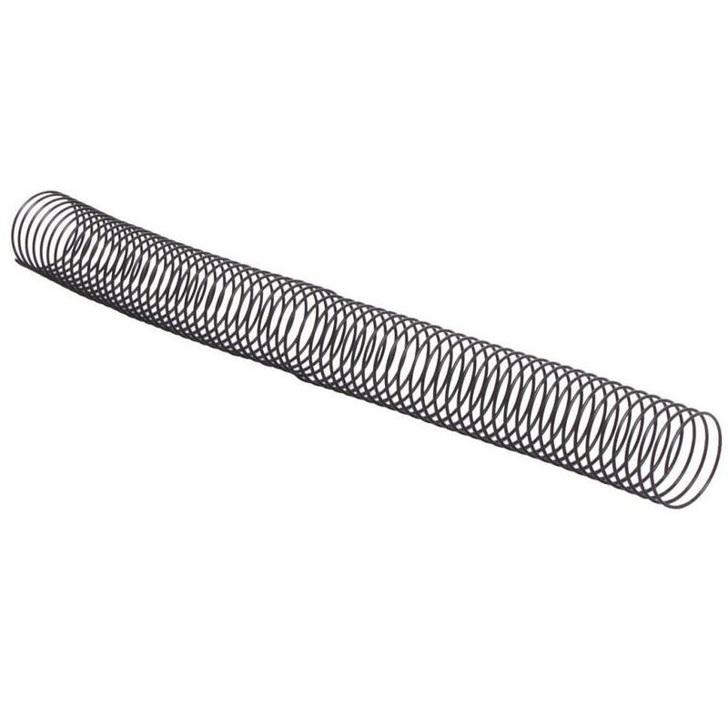 ESPIRALES METALICAS 40MM NEGRAS PASO 64 (5:1) GBC (30)