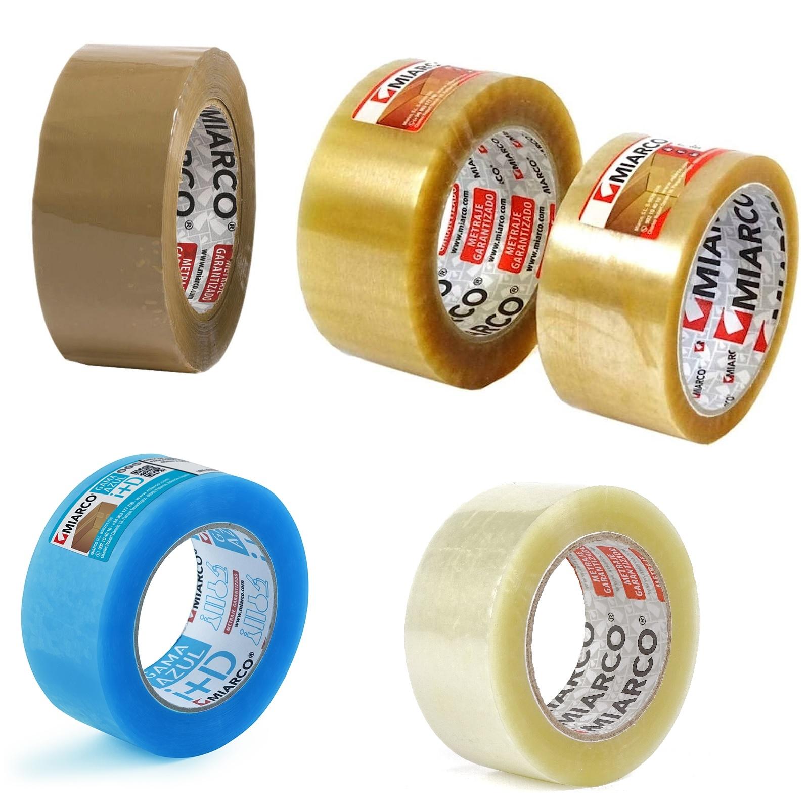 PRECINTO AZUL TRANSPARENTE ROLLO 48X132M PP GAMA RF.24691 MIARCO