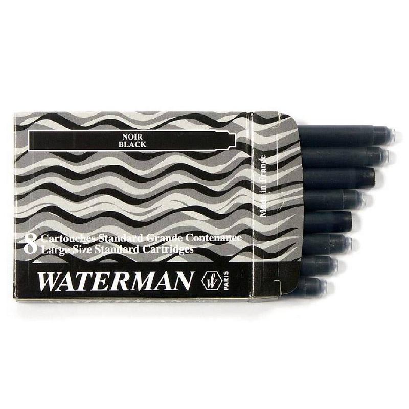 RECAMBIO BOLIGRAFO WATERMAN CARTUCHOS PLUMA 6UDS NEGRO