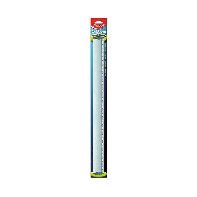 REGLA 50CM MAPED METALICA ALUMINIO 120050