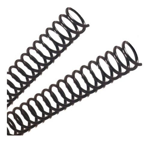 ESPIRALES METALICAS 18MM NEGRAS PASO 64 (5:1) CAJA DE 100UDS GBC ESP915118