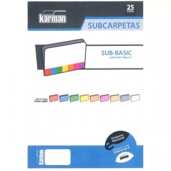 SUBCARPETA DINA4 VIOLETA KARMAN  (50)