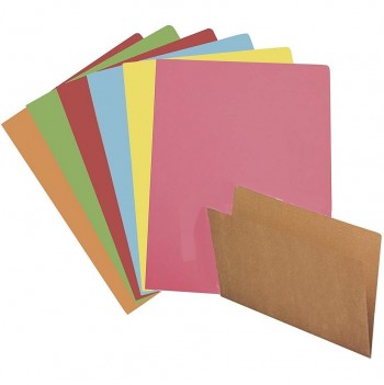 SUBCARPETA FOLIO COLORES SURTIDOS 180GRS KARMAN (50)