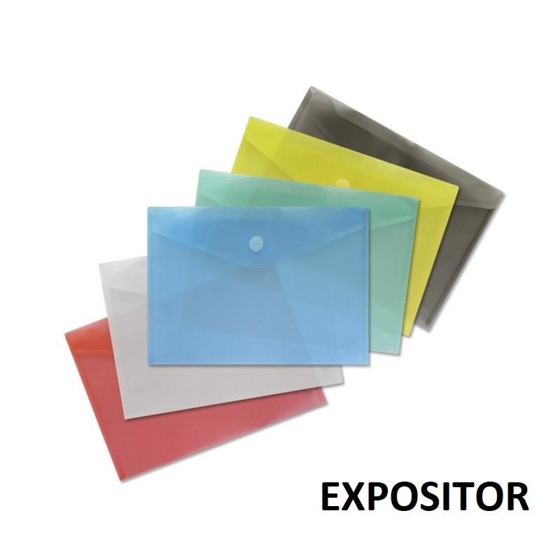 SOBRE CIERRE VELCRO DINA4 SURTIDOS EXPOSITOR