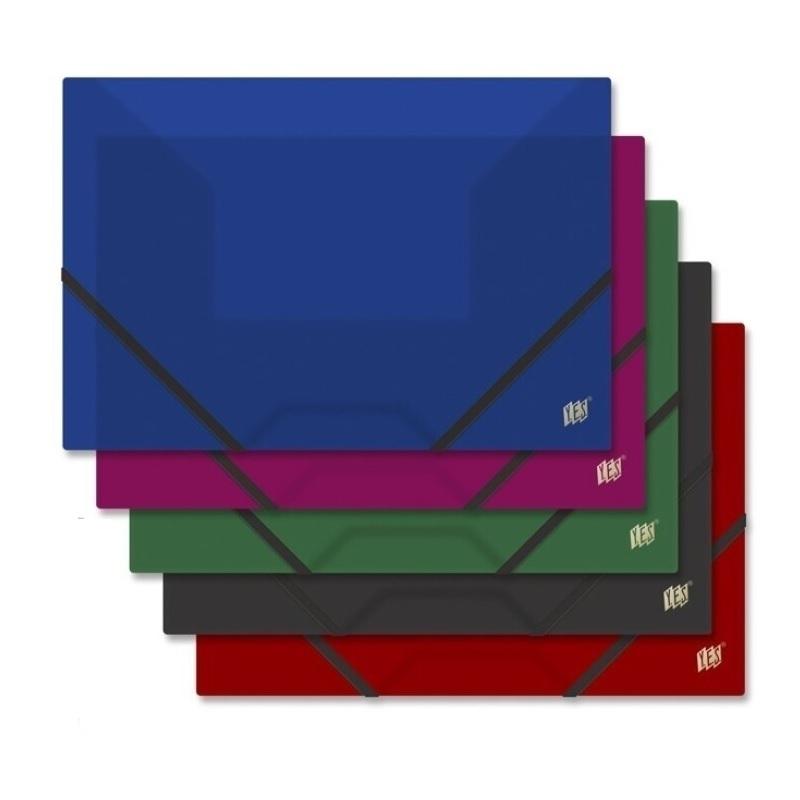 CARPETA DE GOMAS CON SOLAPAS DINA4 PPP TRANSLUCIDAS YES