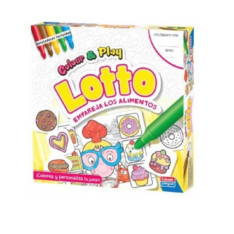 JUEGO PINTAR COLOR & PLAY LOTTO FALOMIR