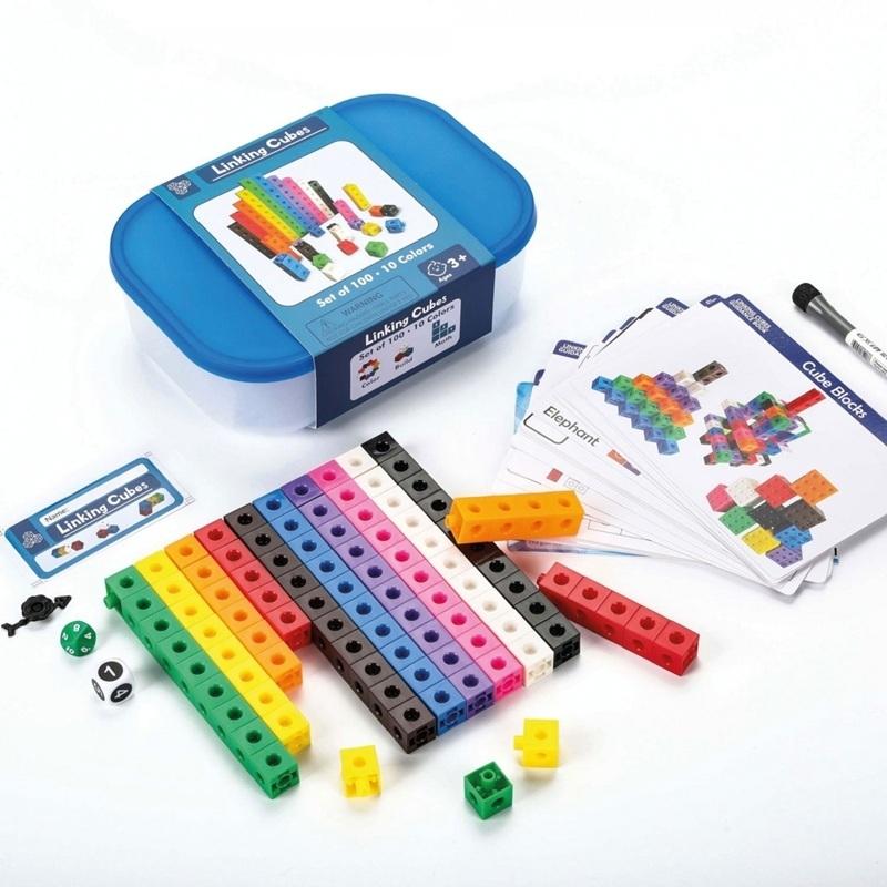 JUEGO MATEMATICO CUBOS ENGARZABLES
