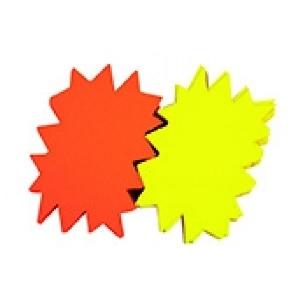 ETIQUETA PRECIOS PROMOCION VS OFERTAS APLI PACK 50 FLASH 12X16 450UDS AMARILLO/NARANJA  (  100397  )