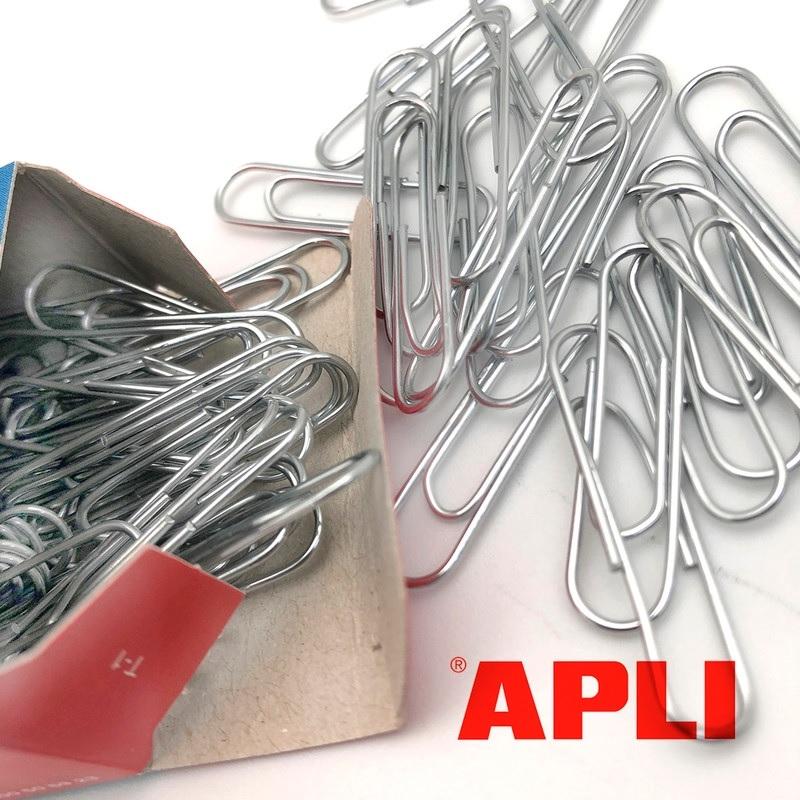 CLIPS PLATA CAJA 100UDS APLI