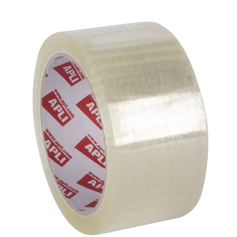 PRECINTO TRANSPARENTE ROLLO 48X66M PP SIN RUIDO  36UDS  APLI (  11942  )