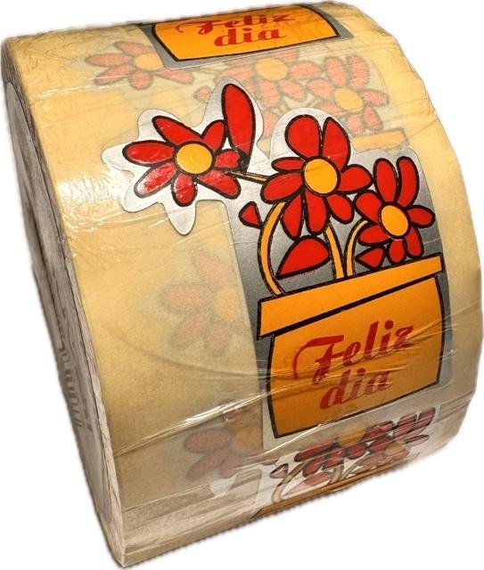 ROLLO 250 ETIQUETAS FELIZ DIA 25822