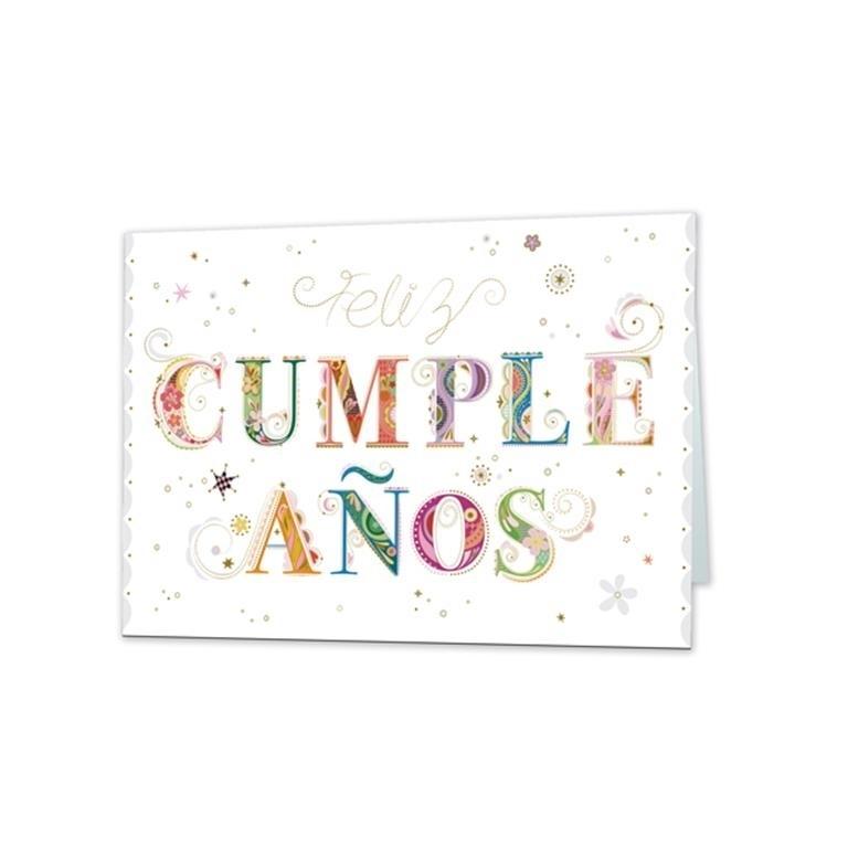 POSTAL TURNOWSKY LETRAS CUMPLEAÑOS ARGUVAL