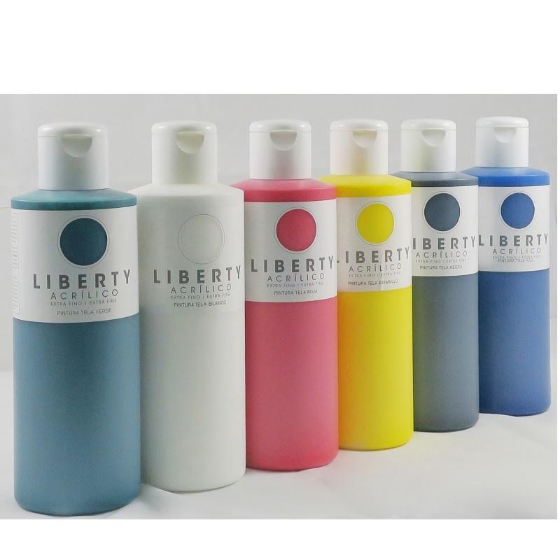 PINTURA PARA TEXTIL LIBERTY 1LITRO AMARILLO