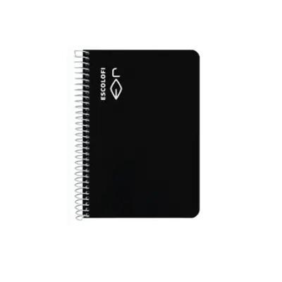 CUADERNO ESP FOLIO LISO TDD 100H 70GR ESCOLOFI NEGRO