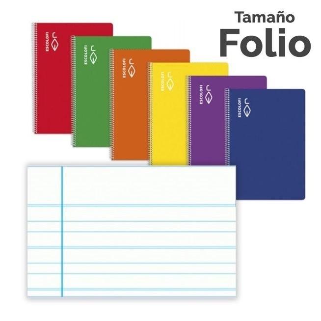 CUADERNO ESP FOLIO MONTESSORI 5MM TDD 50H 70GR CON MARGEN ESCOLOFI AZUL