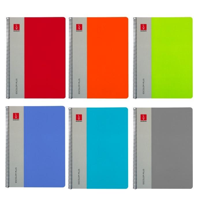 CUADERNO ESP DINA4 5X5 TDD 100H 90GR ESCOLOFI AZUL CELESTE