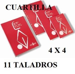 RECAMBIO DINA5 4X4 100H 70GR 11 TALADROS CON MARGEN ESCOLOFI
