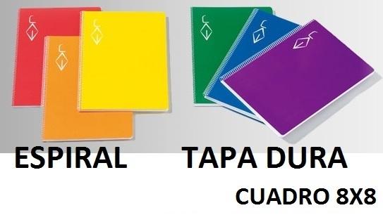 CUADERNO ESP FOLIO 8X8 TDD 100H 70GR CON MARGEN ESCOLOFI AZUL
