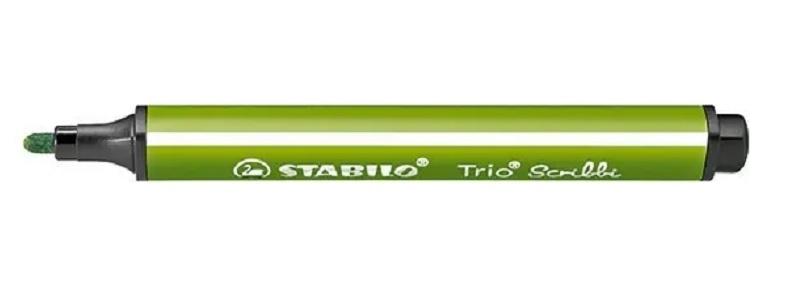 ROTULADOR STABILO TRIO SCRIBBI VERDE CLARO