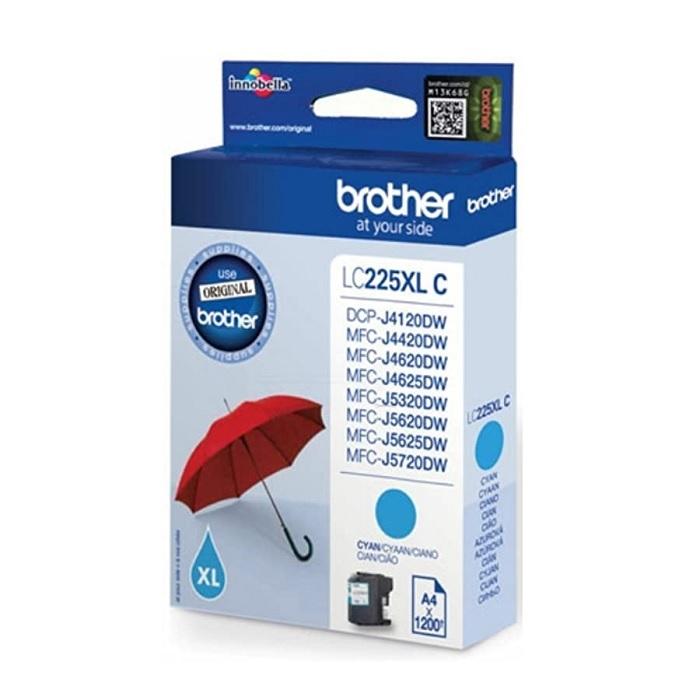 CARTUCHO INKJET BROTHER LC-225XLMBP DCP-J4120DW, MFC-J4420DW/J4620DW/J5620DW/J5625DW/J5720DW MAGENTA (1.200 PAGINAS)