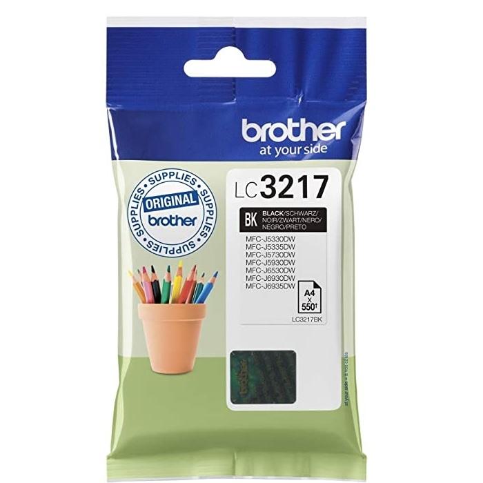 CARTUCHO INKJET BROTHER LC-3217Y AMARILLO MFC-J5330DW/J5730DW/J6530DW/J6930DW