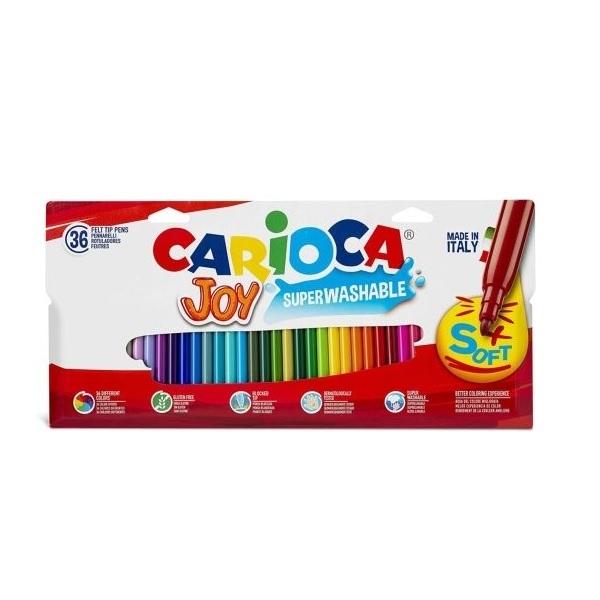ROTULADORES ESTUCHE DE 36 COLORES CARIOCA JOY 40556