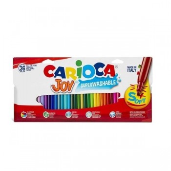ROTULADORES ESTUCHE DE 36 COLORES CARIOCA JOY 40556