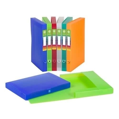 CAJA DE PROYECTOS PPP BROCHE ETIQ L.5CM AZUL CARCHIVO