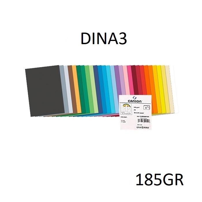 CARTULINA IRIS CANSON DINA3 185GR