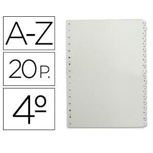 AGENDA INDICE ALFAB PLASTICO/20 3002