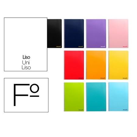 CUADERNO ESP FOLIO LISO TBB 80H 60GR LIDERPAPEL SURTIDO