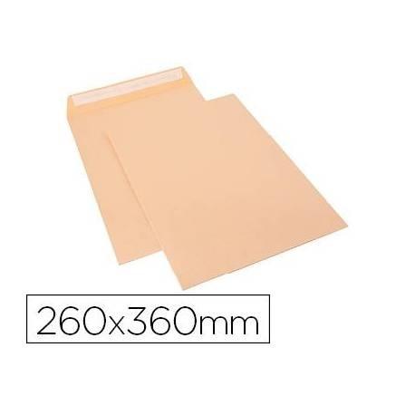SOBRE BOLSA CELULOSA CHAMOIX 90 GR TIRA DE SILICONA 260X360 MM TIRA SILICONA CAJA 250 UNIDADES SAM