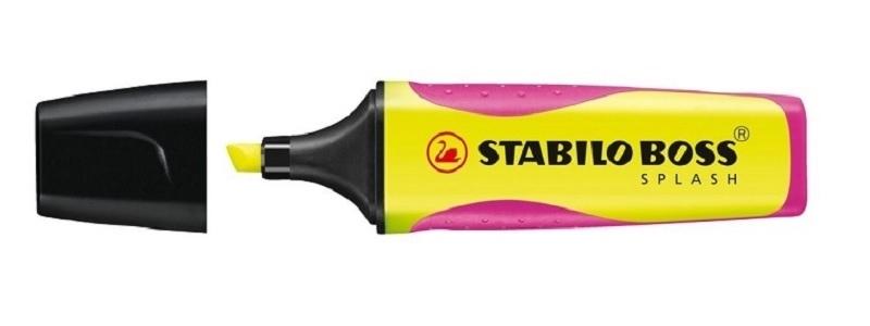 MARCADOR FLUORESCENTE STABILO BOSS SPLASH GRIP 75/24 AMARILLO