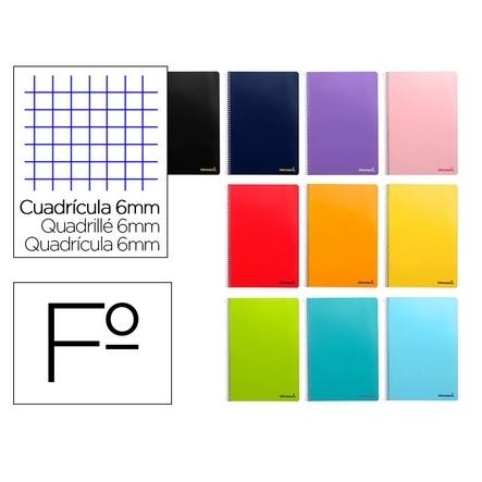 CUADERNO ESP FOLIO 6X6 TBB 80H 60GR CON MARGEN WRITE LIDERPAPEL SURTIDO