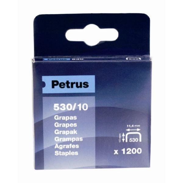 GRAPAS PETRUS 530/10 -CAJA DE 1200 GRAPAS