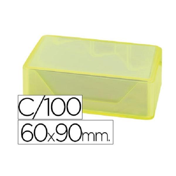 TARJETAS DE VISITAS LIDERPAPEL 90X55MM BLANCA 250G/M2 CAJA DE 100