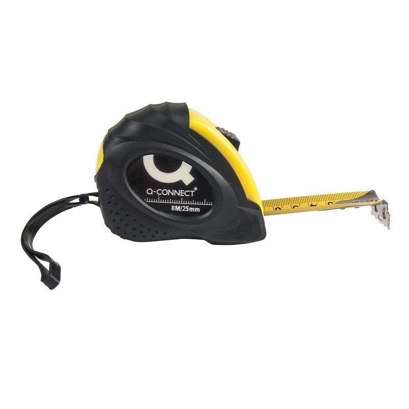 FLEXOMETRO Q-CONNECT DE 5MTS CON FRENO MATERIAL ANTICHOQUE 19MM DE ANCHO
