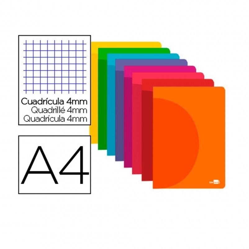 LIBRETA GRAP DINA4 4X4 PPP 48H 90GR CON MARGEN LIDERPAPEL