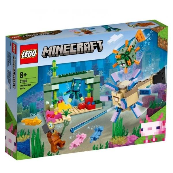 JUEGO DE LEGO LA BATALLA CONTRA EL GUARDIAN LEGO MINECRAFT 21180