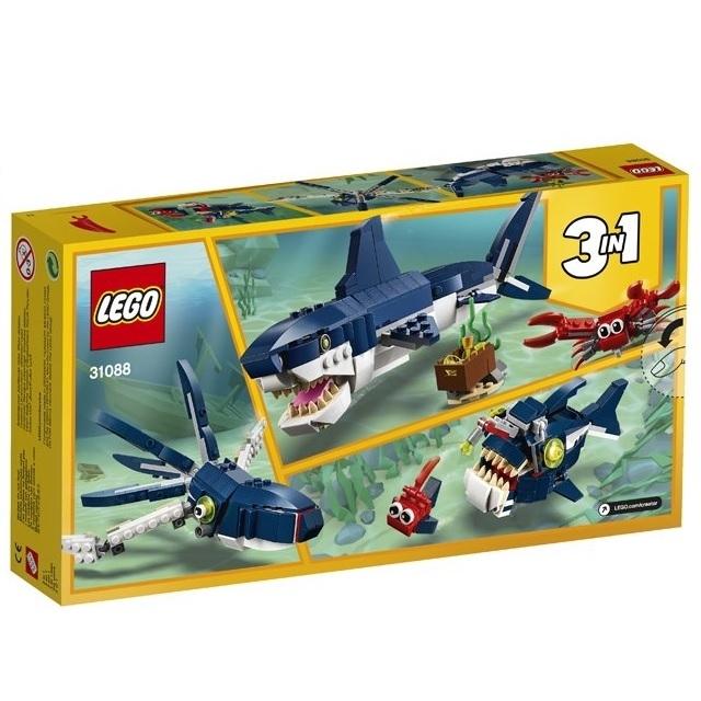 JUEGO DE LEGO CRIATURAS DEL FONDO MARINO LEGO CREATOR 31088 LEGO