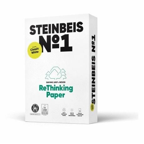 PAPEL RECICLADO STEINBEIS DINA4 500H 80GR FOTOCOPIADORA