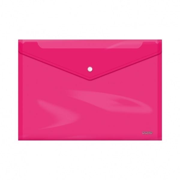 SOBRE BROCHE DIN4 POLIPROPILENO ROSA (10)