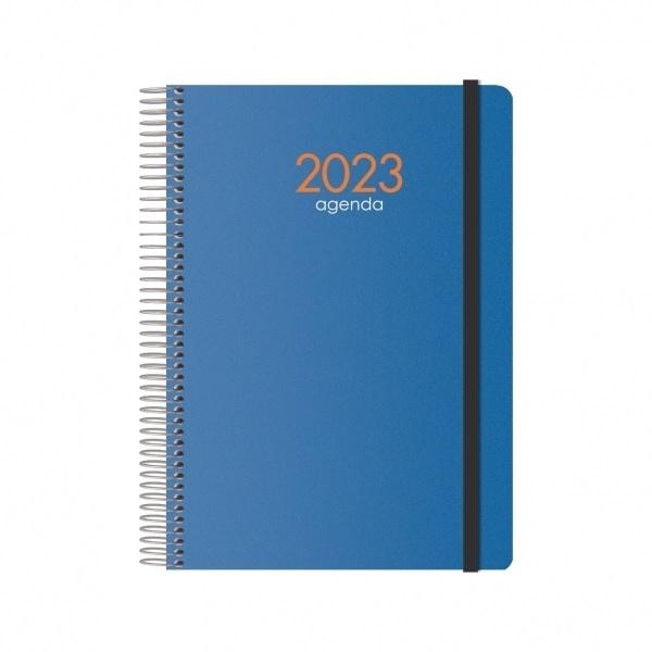 AGENDA SYNCRO SEMANA VISTA 15X21 AZUL DOHE