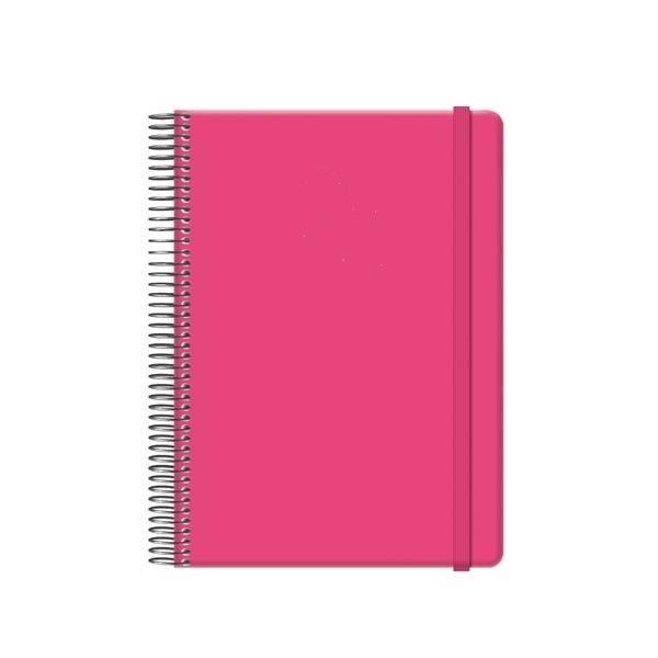 AGENDA DENVER ESPIRAL 15X21CM ROSA DIA PAGINA DOHE