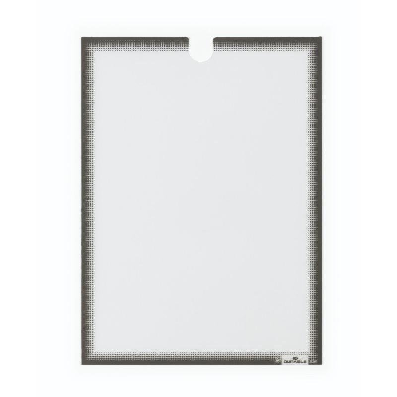 FUNDA PORTA CARTELES DINA4 AUTOADHESIVA 5UDS DURABLE