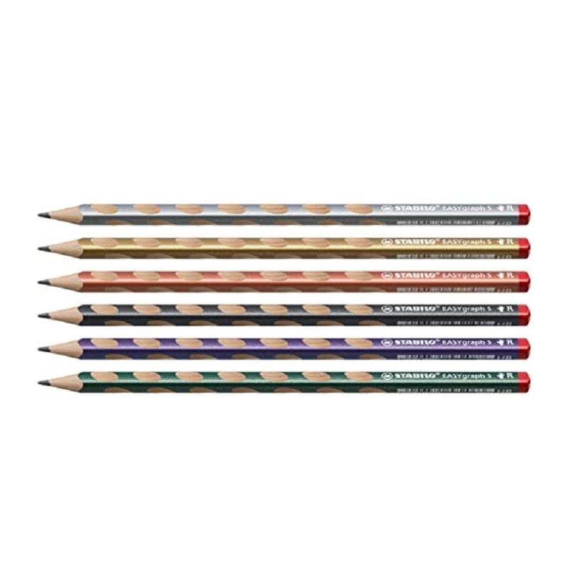 LAPIZ STABILO GRAFITO EASYGRAPH HB DIESTROS SLIM S ROSA 326