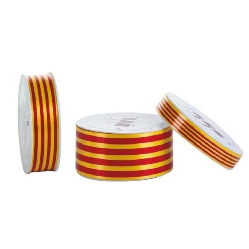 ROLLO CINTA BANDERA CATALANA 31MMX100M EUROCINSA 2002