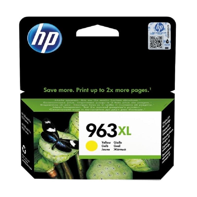 CARTUCHO ORIGINAL HP963XL AMARILLO OFFICEJET PRO ALL-IN-ONE 9010,9012,9014,9015,9016,9019,9020,9022,9025 - 3JA29AE